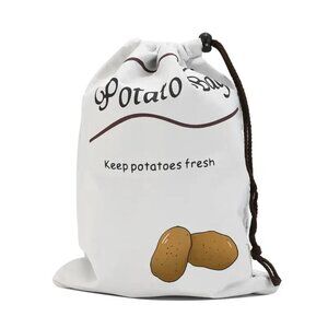 2-Pack FreshGuard Long Lasting Reusable Drawstring Produce Storage Bags Kitchen